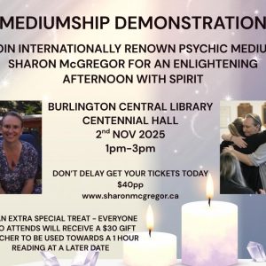 Mediumship Demonstration - Burlington - 2nd Nov 2025